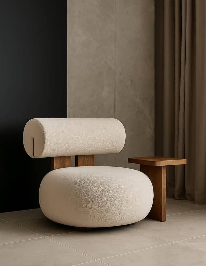 Owen Accent Chair — Tailored upholstery, hardwood frame, handcrafted by Bed Bench Lahore
