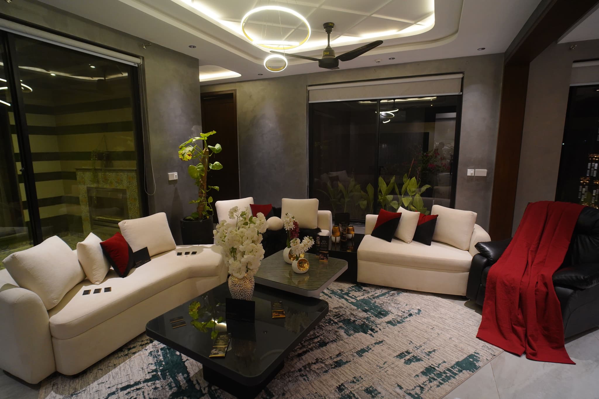 Silva Sofa — Performance fabric, kiln-dried hardwood, handcrafted by Bed Bench Lahore